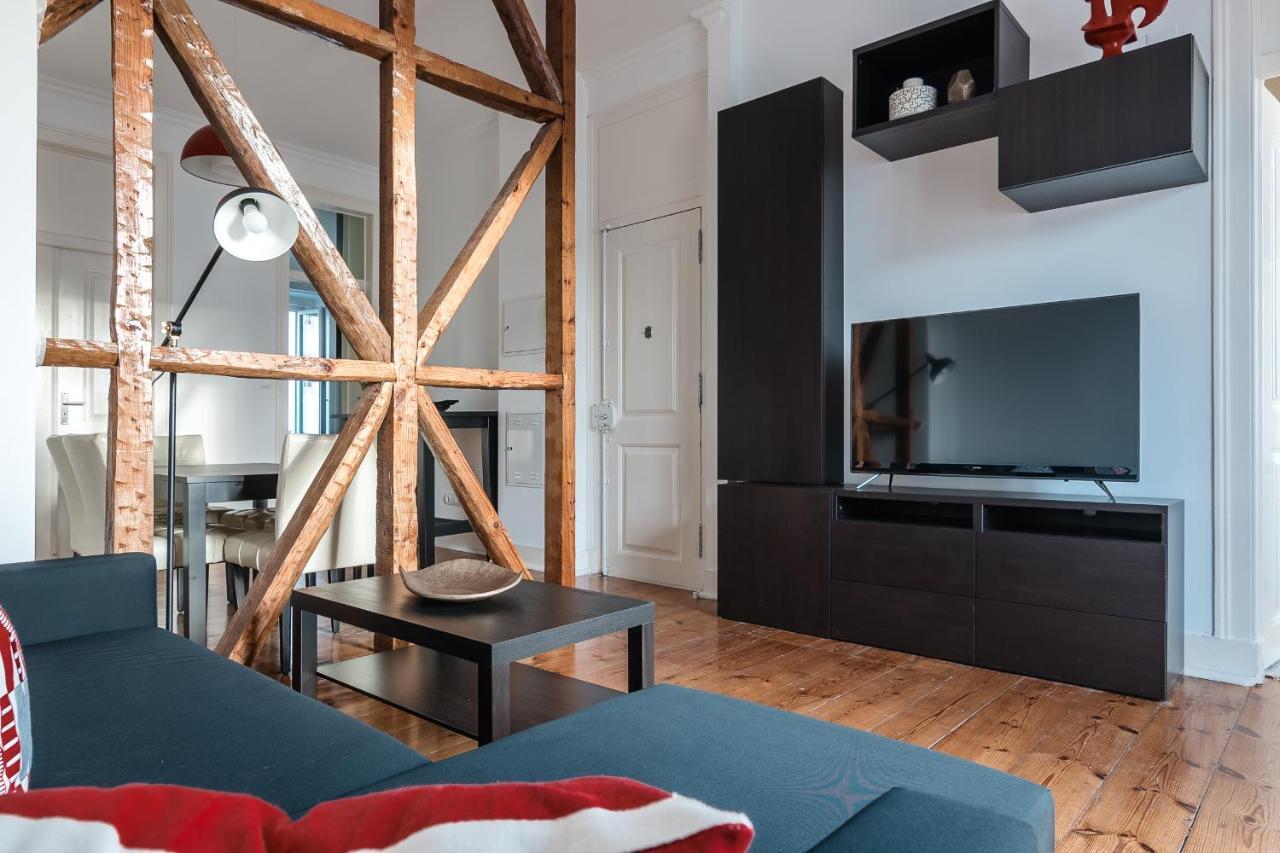 Elegant 3 Bedroom Flat With View In Principe Real Lisboa Exterior foto